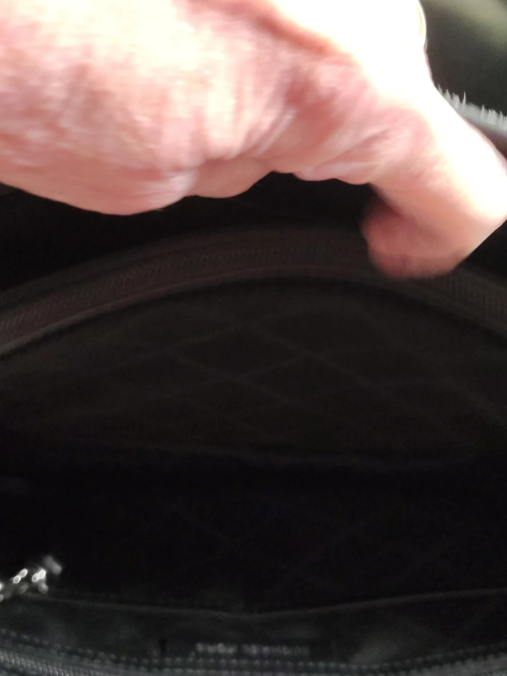 Michael Kors Black and White Zebra-Accent Leather Tote